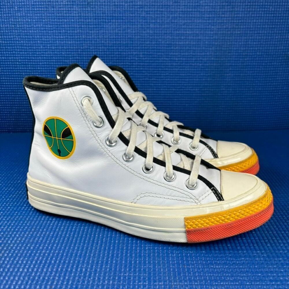 🔴 CONVERSE ALL STAR CHUCK TAYLOR RAYGUNS 70 Women Size 6.5 White Shoes 171167C - Picture 3 of 8